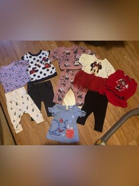 3/6 month Disney baby girl clothing lot